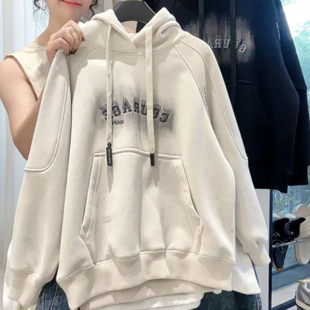 男童长袖上衣2025新款冬季儿童卫衣宽松连帽韩版打底衫T