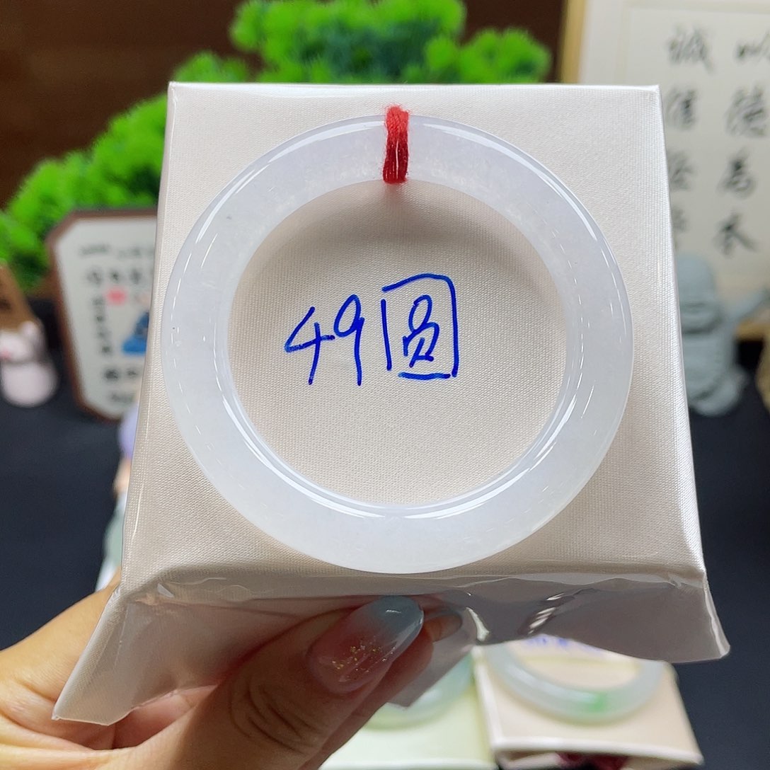 翡翠未镶嵌手镯11 号链接