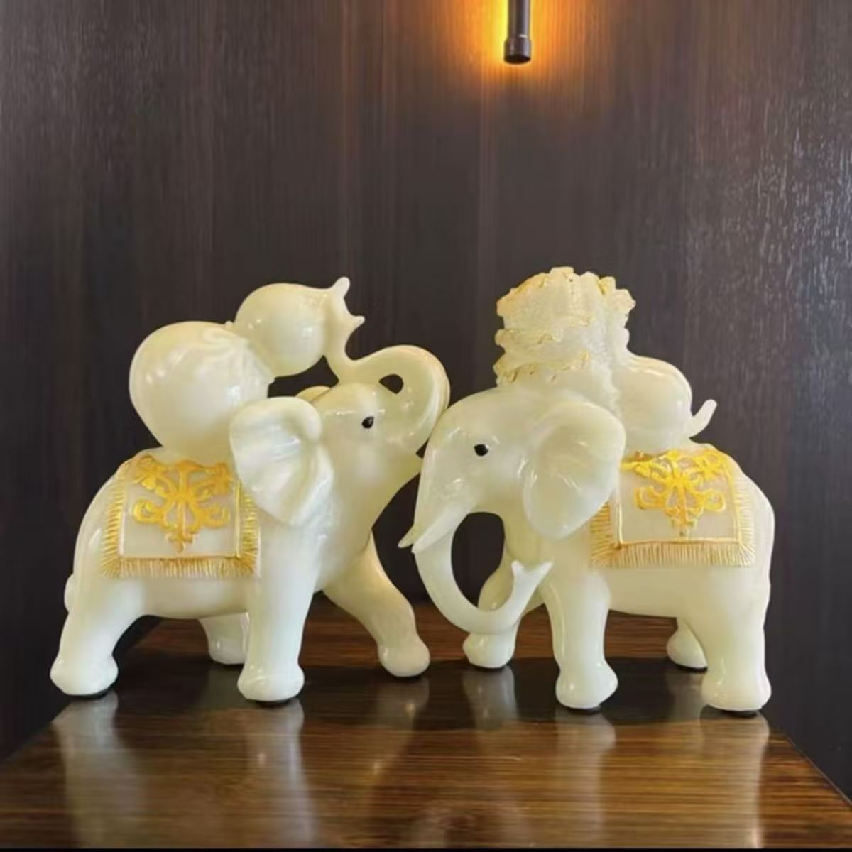 大象摆件客厅酒柜电视柜创意玄关家居装饰品茶几办公室