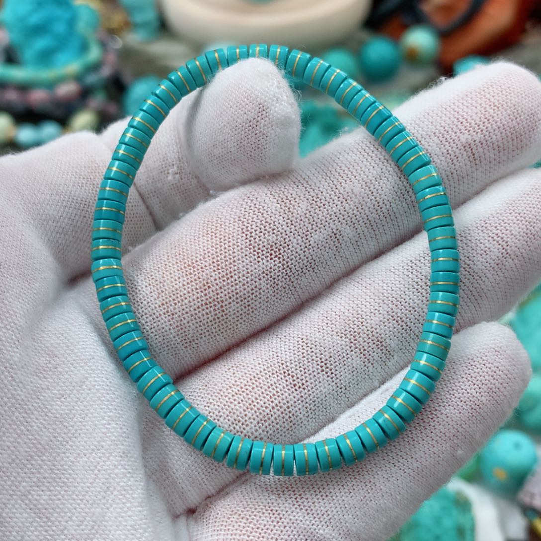 绿松石未镶嵌珠宝半成品