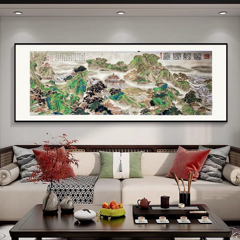 李山苍教授作品《春和景明》.