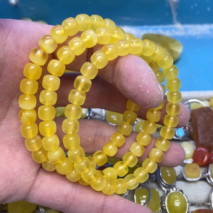 蜜蜡裸石未镶嵌多样性发货其一