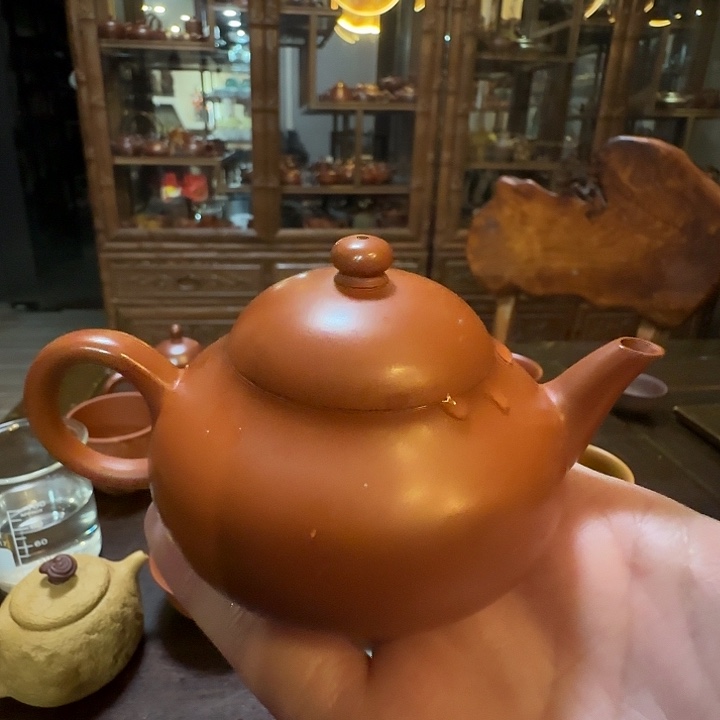 紫砂茶壶6**8纯手工制作