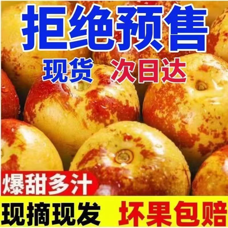 【顺丰次日达】陕西大荔新鲜大枣产地直发当季水果脆枣牛奶脆甜3斤陕西省