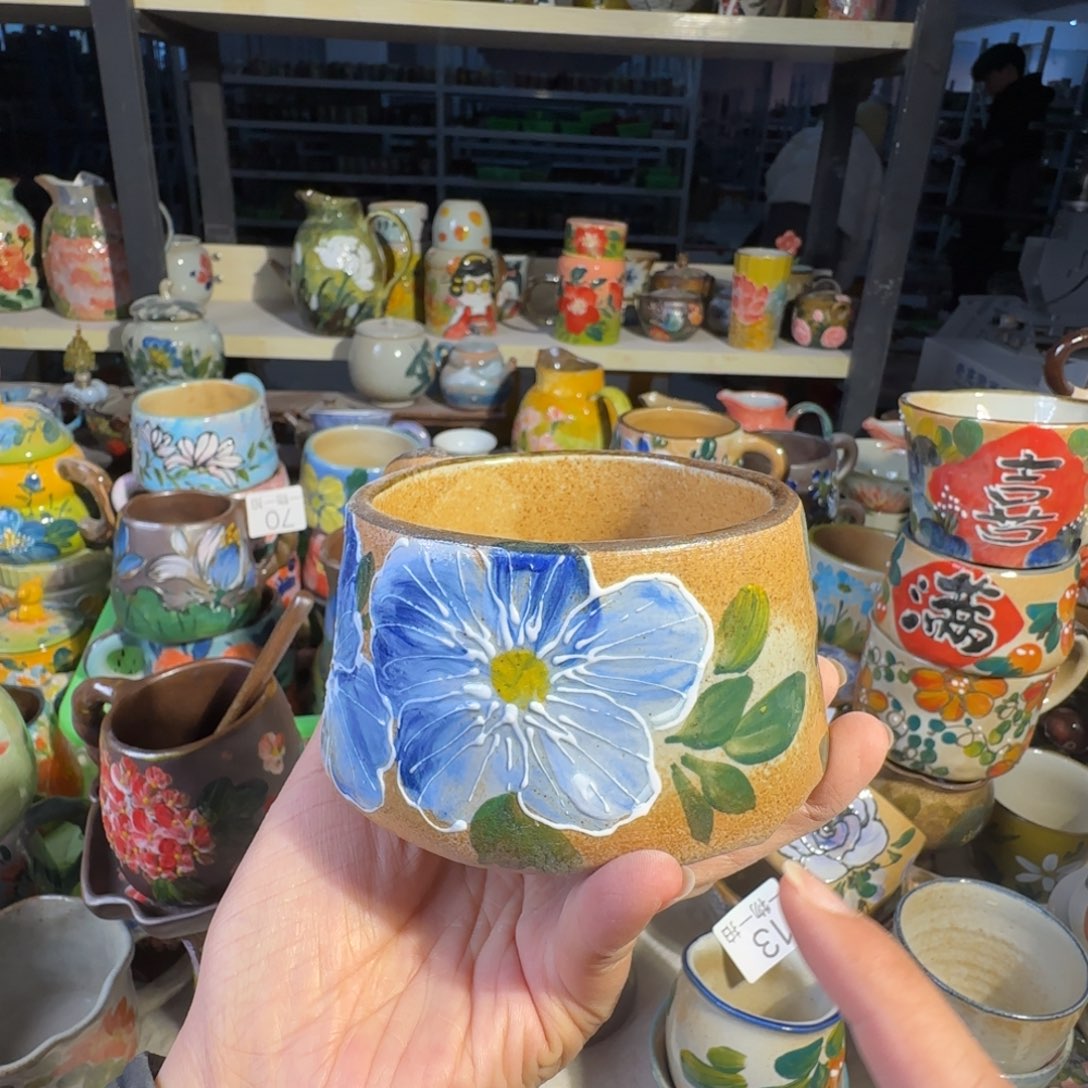 紫砂景德镇手工陶瓷釉下彩正品72