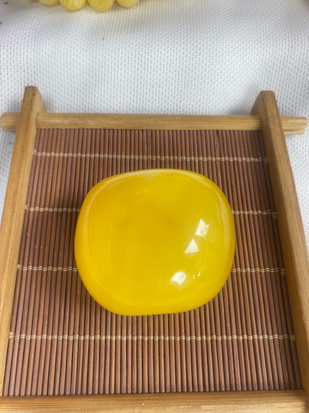 焦皮料苹果型手把件或挂件