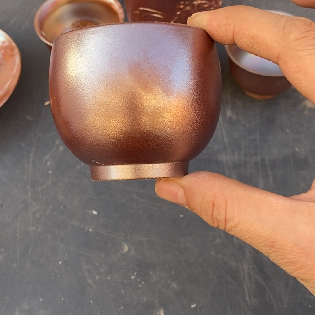 柴烧茶具陶瓷杯子