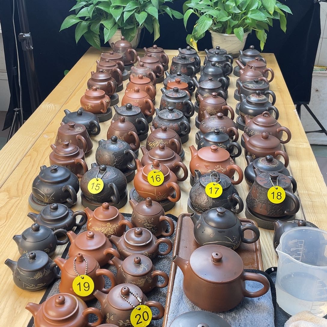 巴***乔泥塑汉瓦壶220毫升