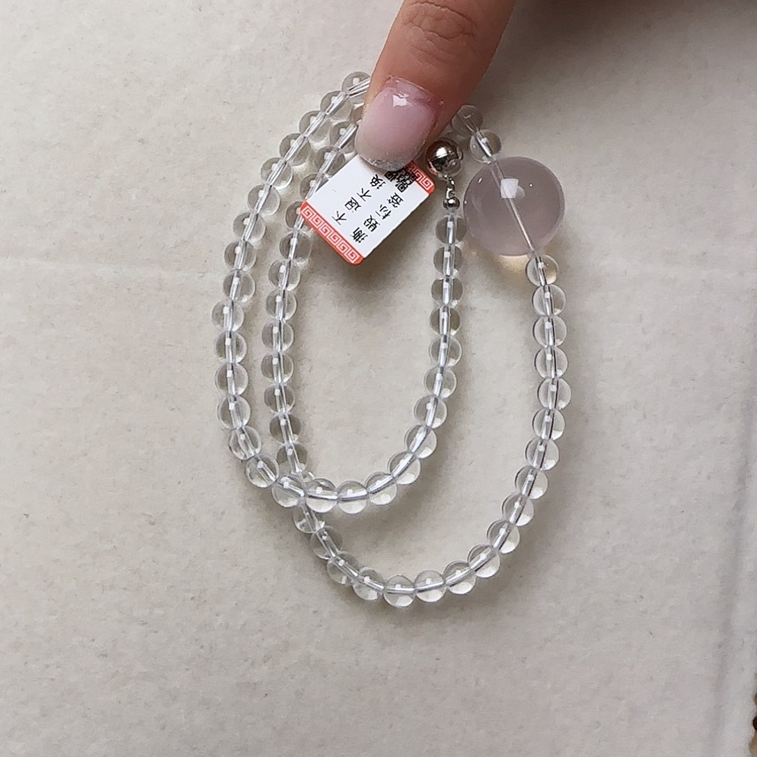 水晶颈饰未镶嵌和****馆大气上档次