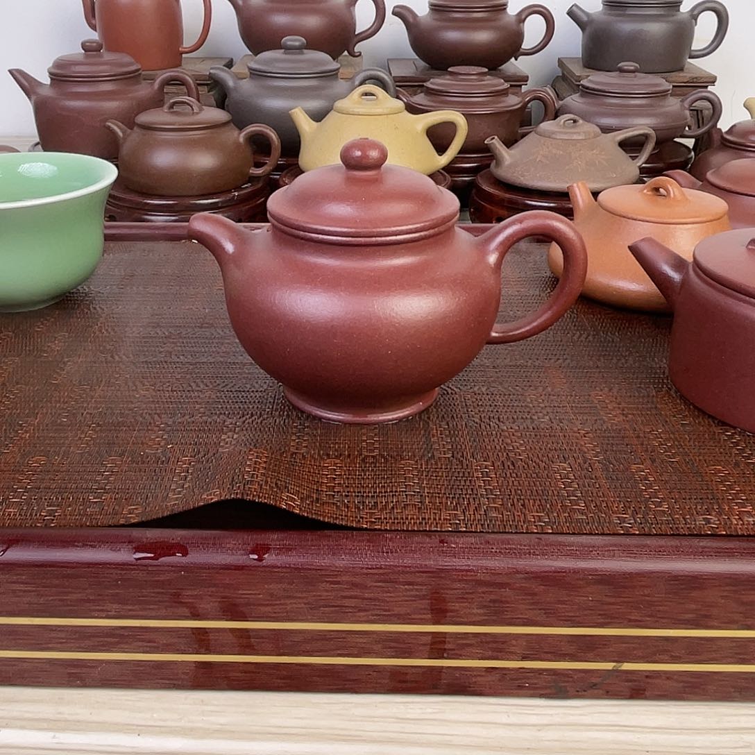 紫砂茶壶完美全砂底槽清掇只