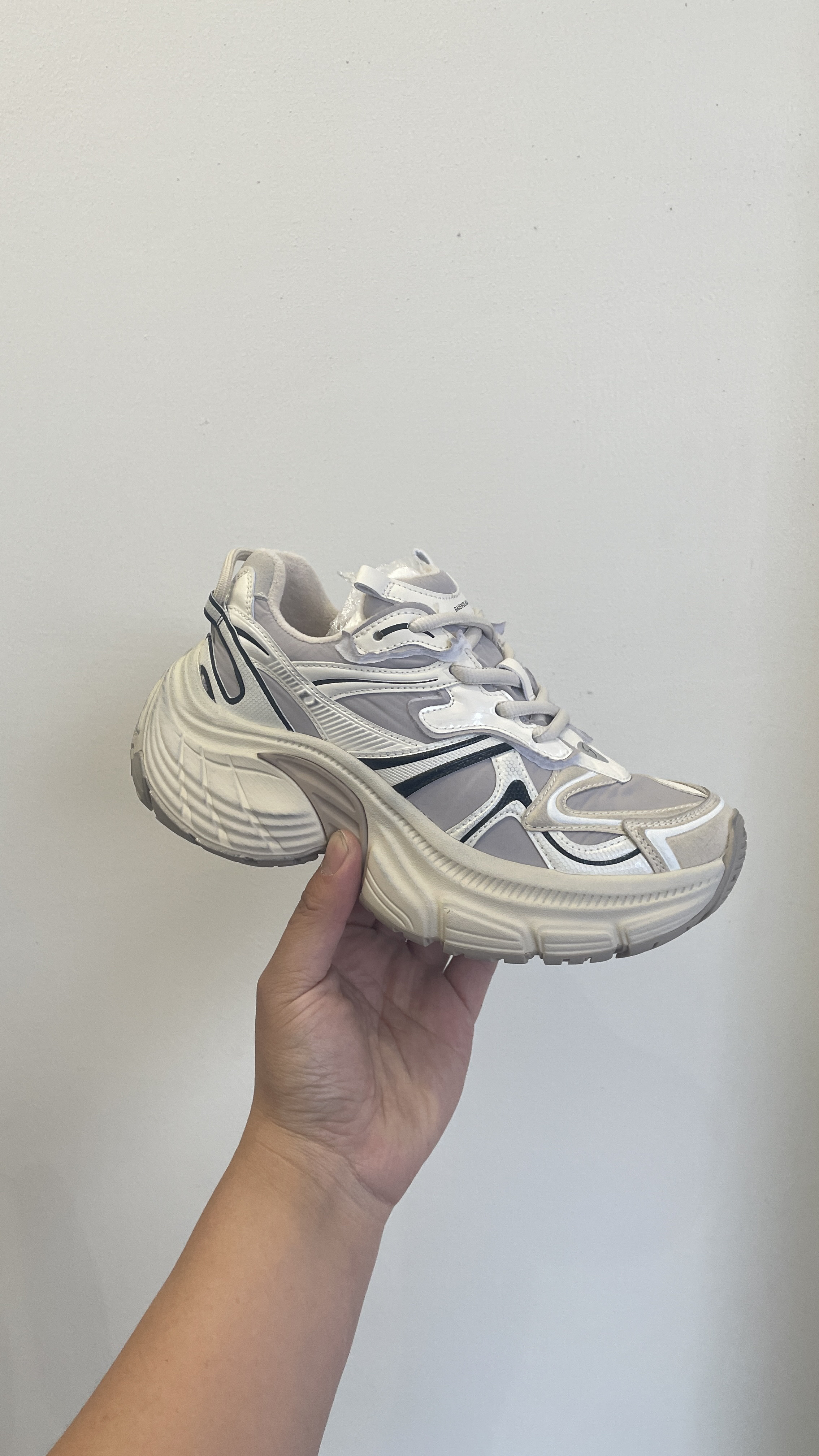 【断码亏米】杏色38码薄绒老爹鞋