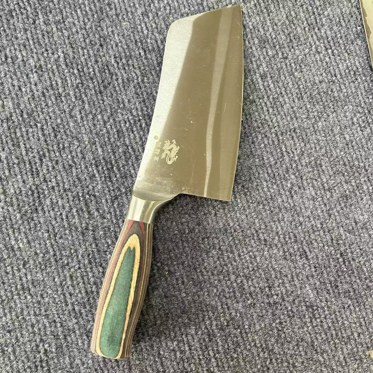 彩色手柄文武刀切菜切瓜果好看实用