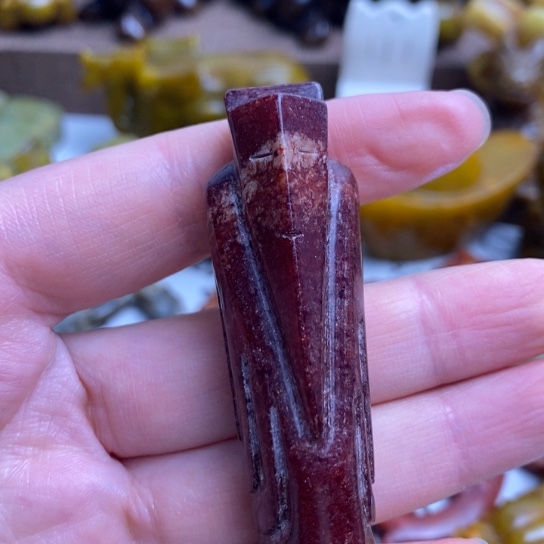 蛇纹石玉未镶嵌颈饰86