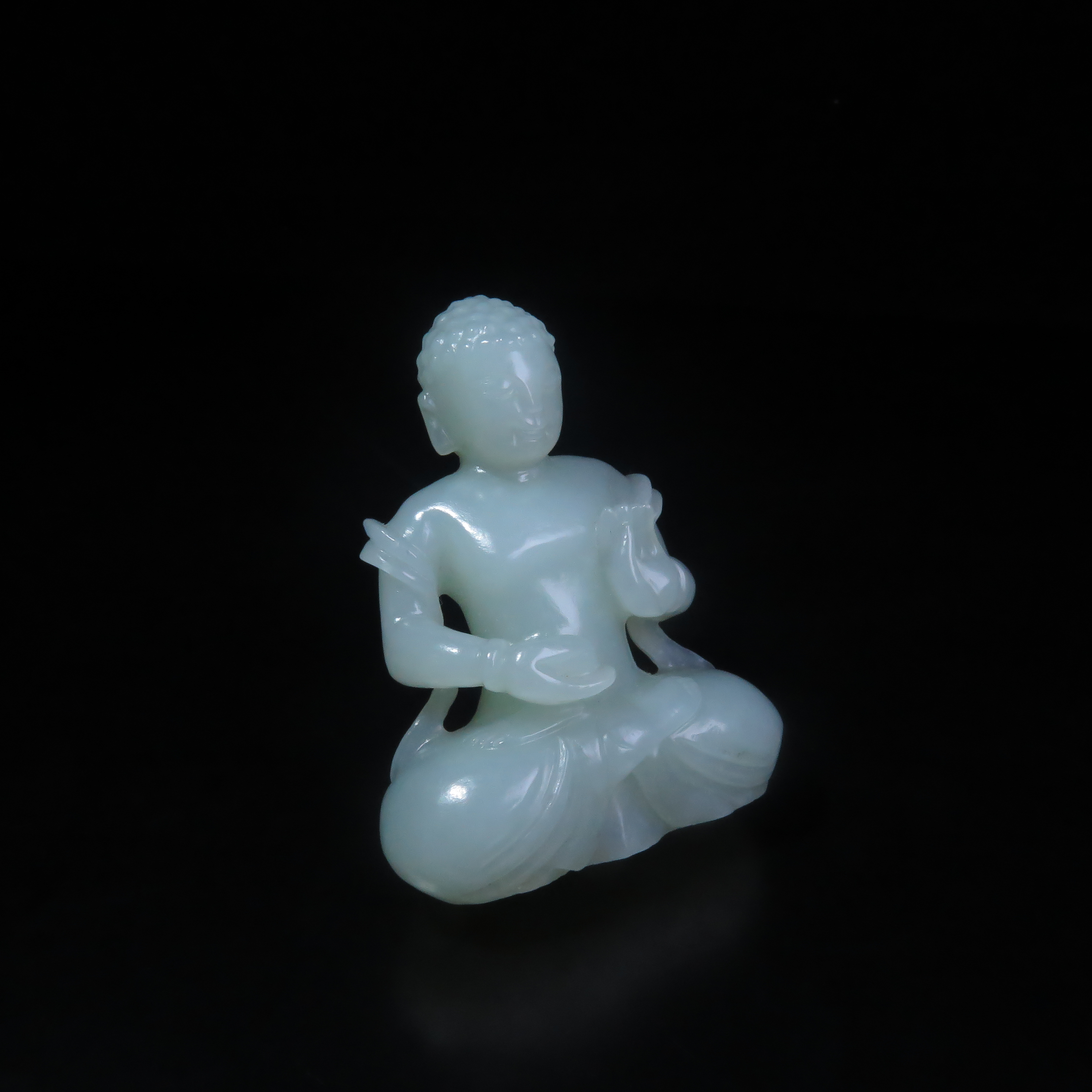 清代玉佛造像/MZ534518/和田玉/民族文物