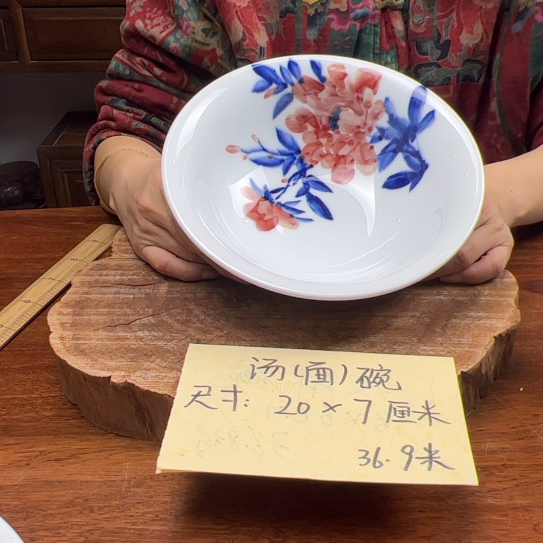 瓷片景德镇陶瓷手工手绘制作