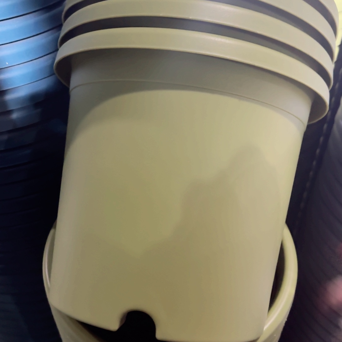 树脂四季盆4#微瑕果绿8