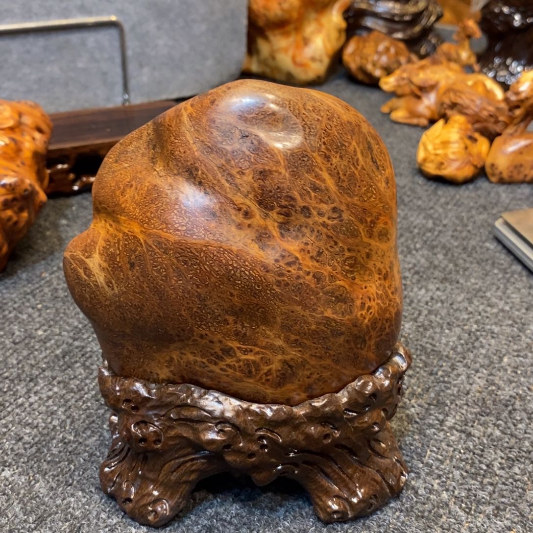 柏木（崖柏）李*太行精品陈化黑金蚂蚁腿摆件