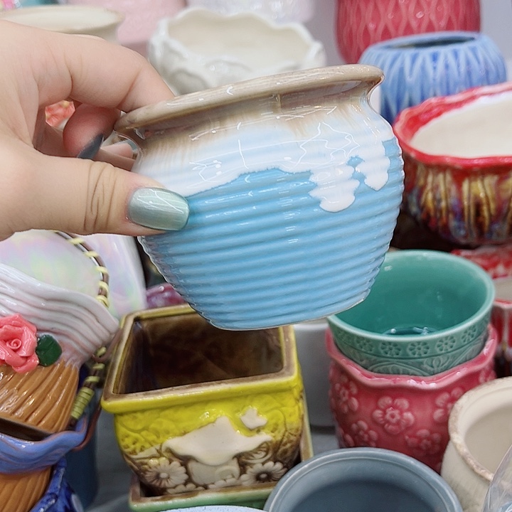 有孔.多肉陶瓷花盆！