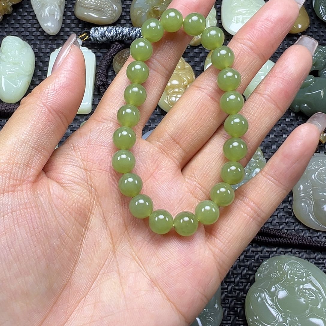 和田玉未镶嵌吊坠(不含链)卡8