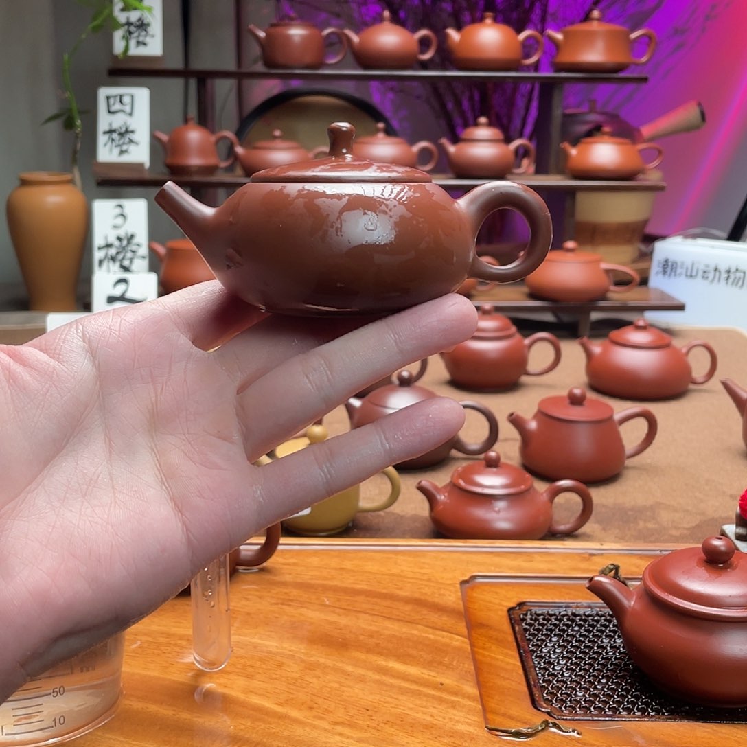 紫砂茶壶手拉壶广元115c