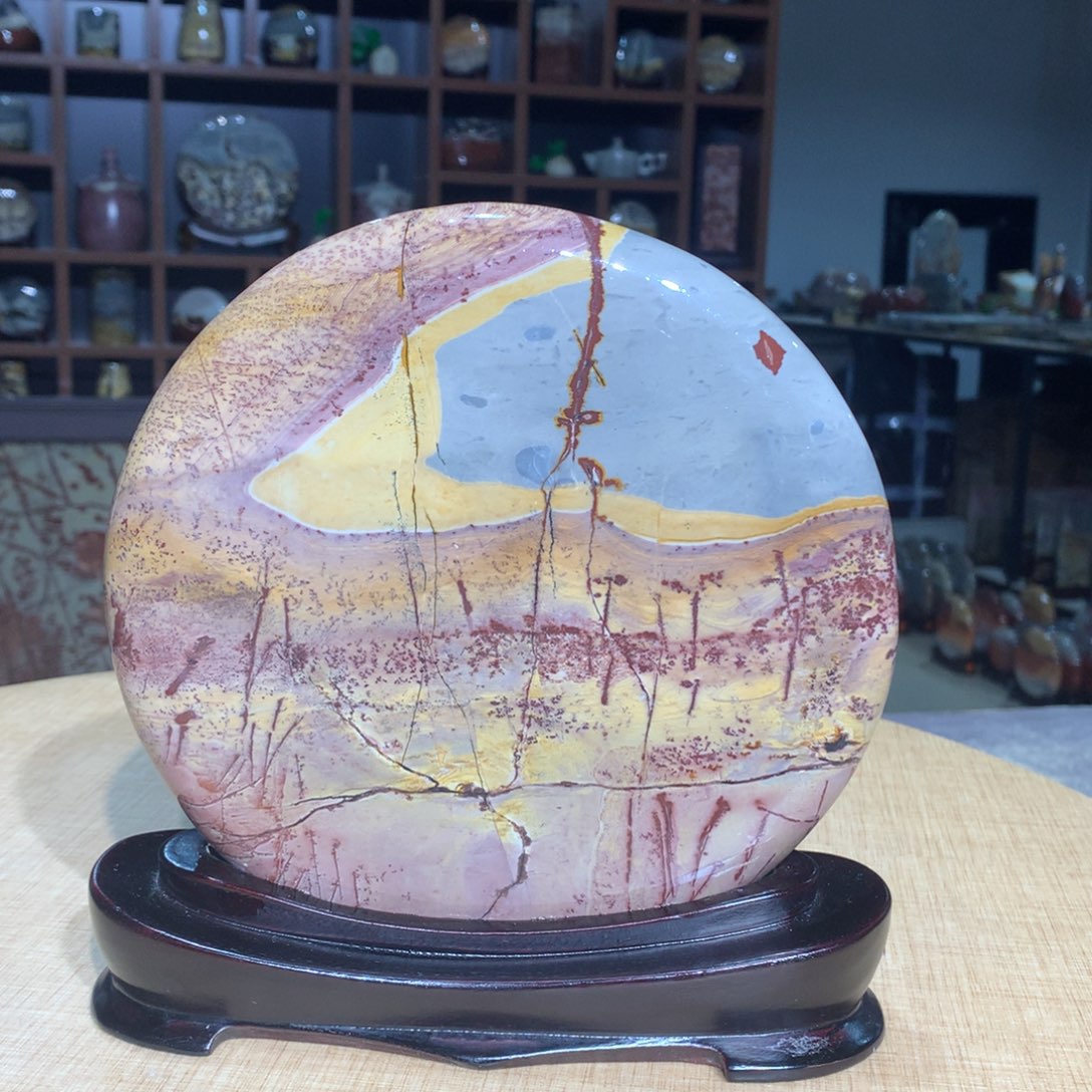 紫砂广西国画石，观赏收藏