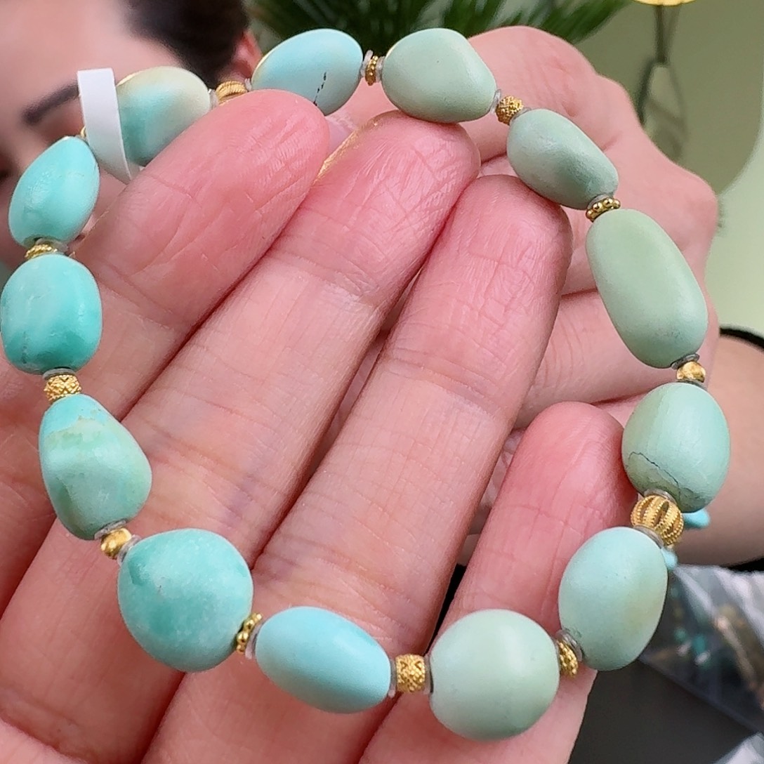 绿松石珠宝奇石未镶嵌