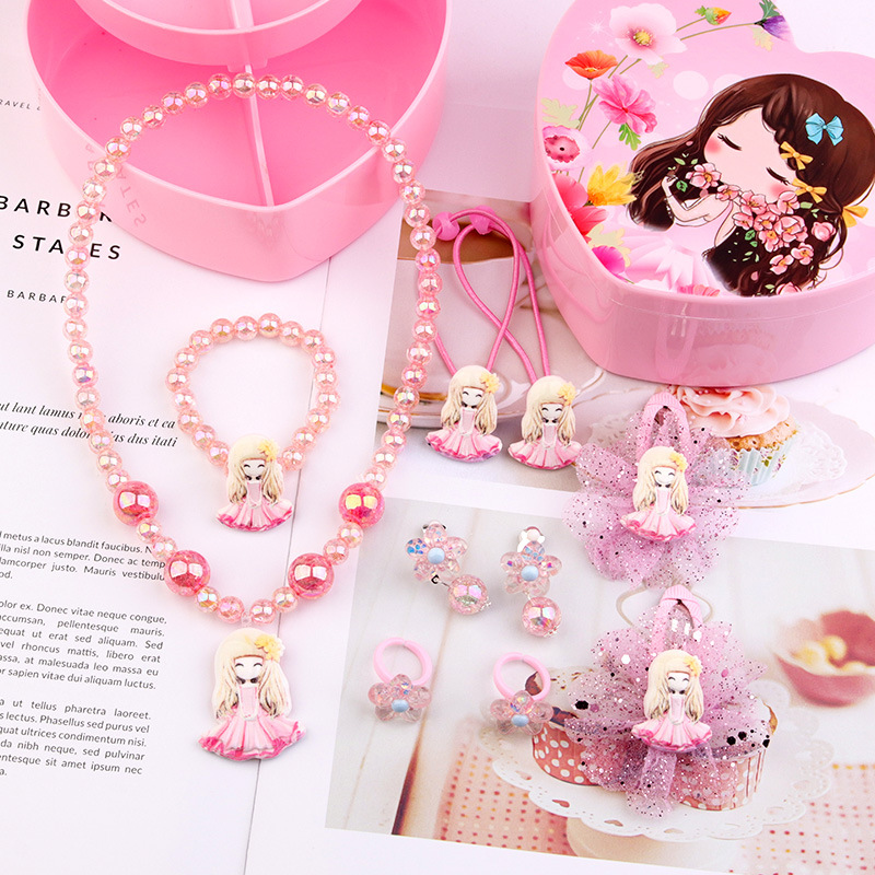 爆款创意网红同款益智爱莎公主库洛米制作玩具人鱼姬组合琉璃古风