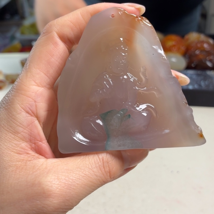 玛瑙/玉髓未镶嵌吊坠(不含链)