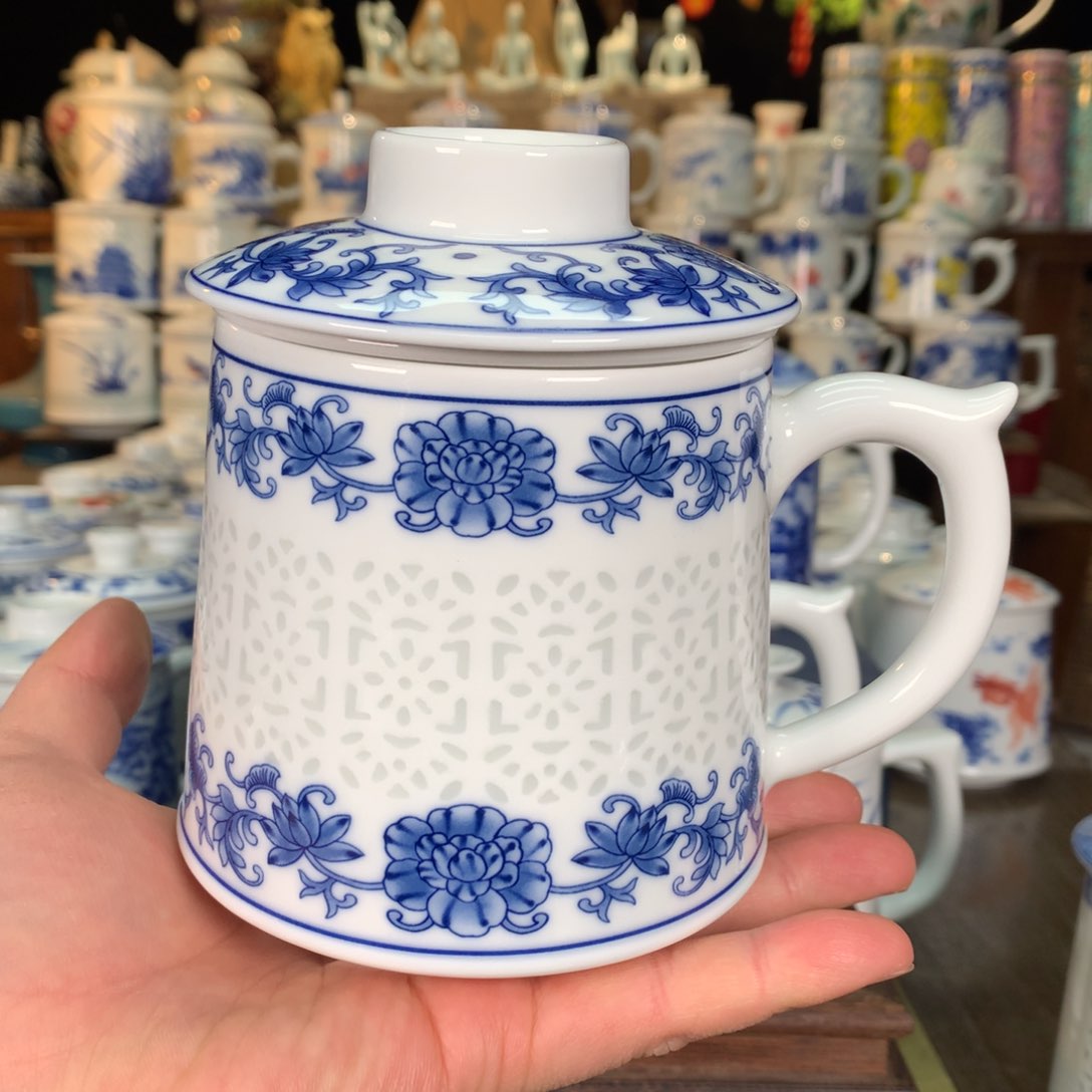 木*瓜景德镇陶瓷高温办公杯