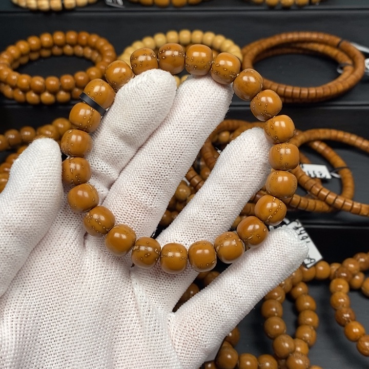 紫金鼠手串微瑕实心老型尺寸10