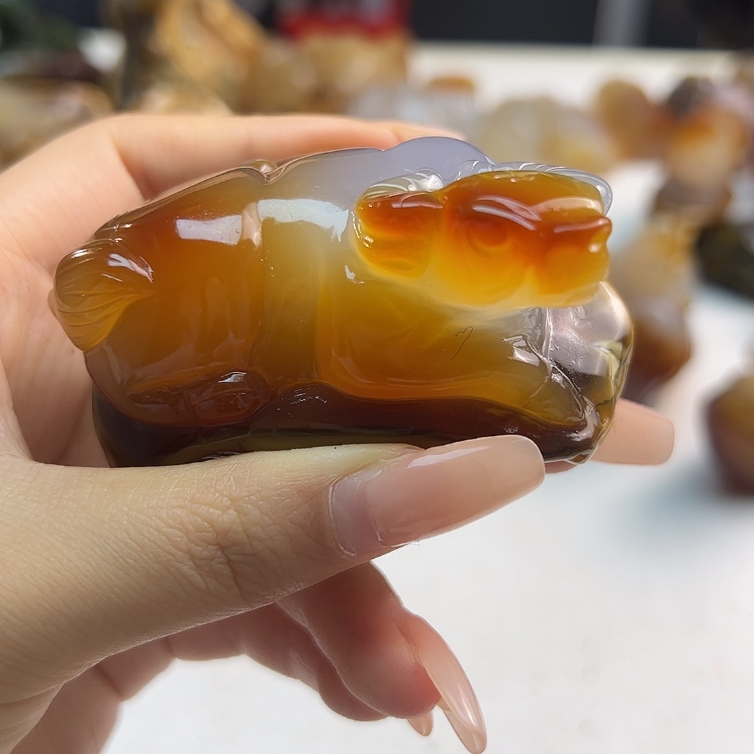 玛瑙/玉髓合金颈饰