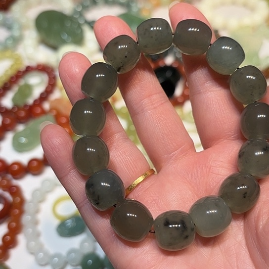 蛇纹石玉未镶嵌手串