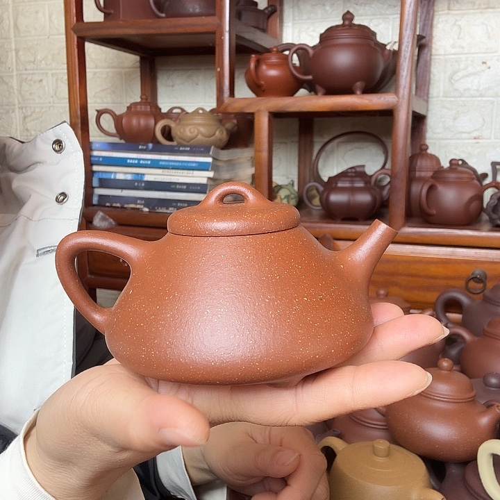 茶壶紫砂子治260cc半手工