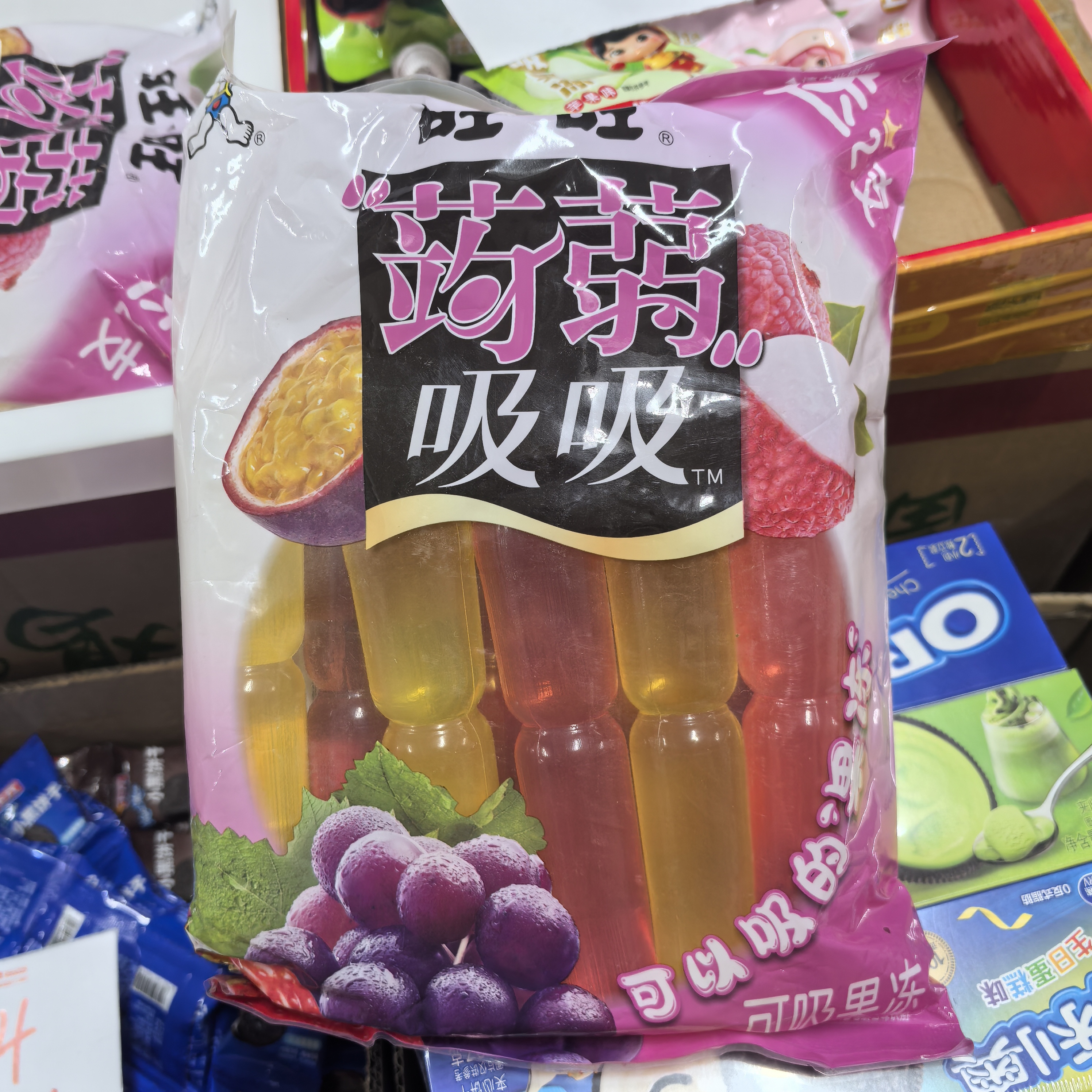 B002旺旺吸吸果冻1袋10个