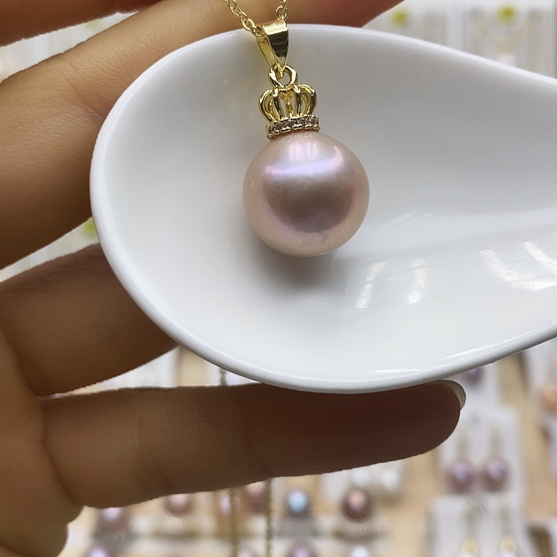 淡水珍珠颈饰合金