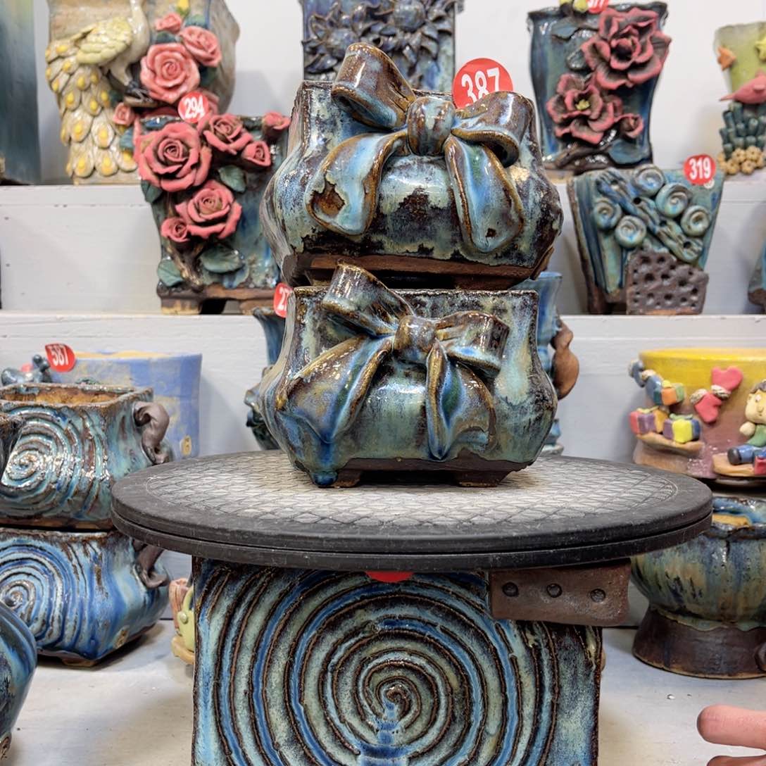 陶瓷微瑕387 号陶然花盆