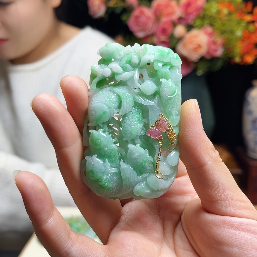 翡翠颈饰未镶嵌@*姐天然