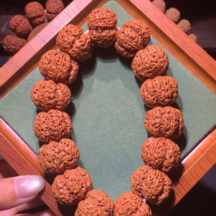 金刚菩提手串25+定制款麒麟梅花