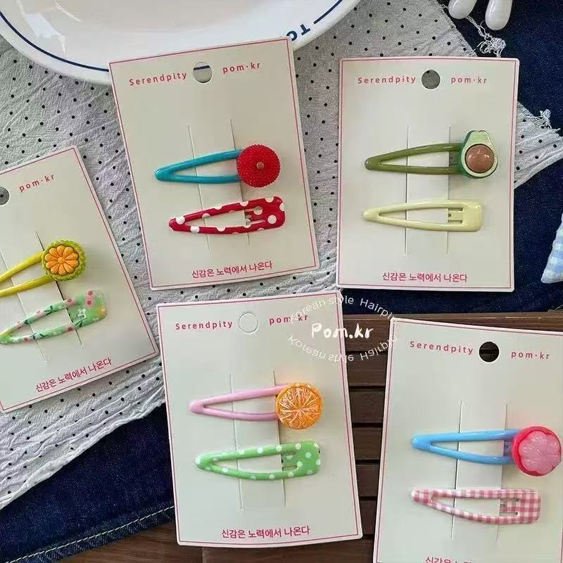 2️⃣韩版发箍饰品发饰发圈卡通少女边夹ins发卡发绳夹子鸭嘴夹可爱