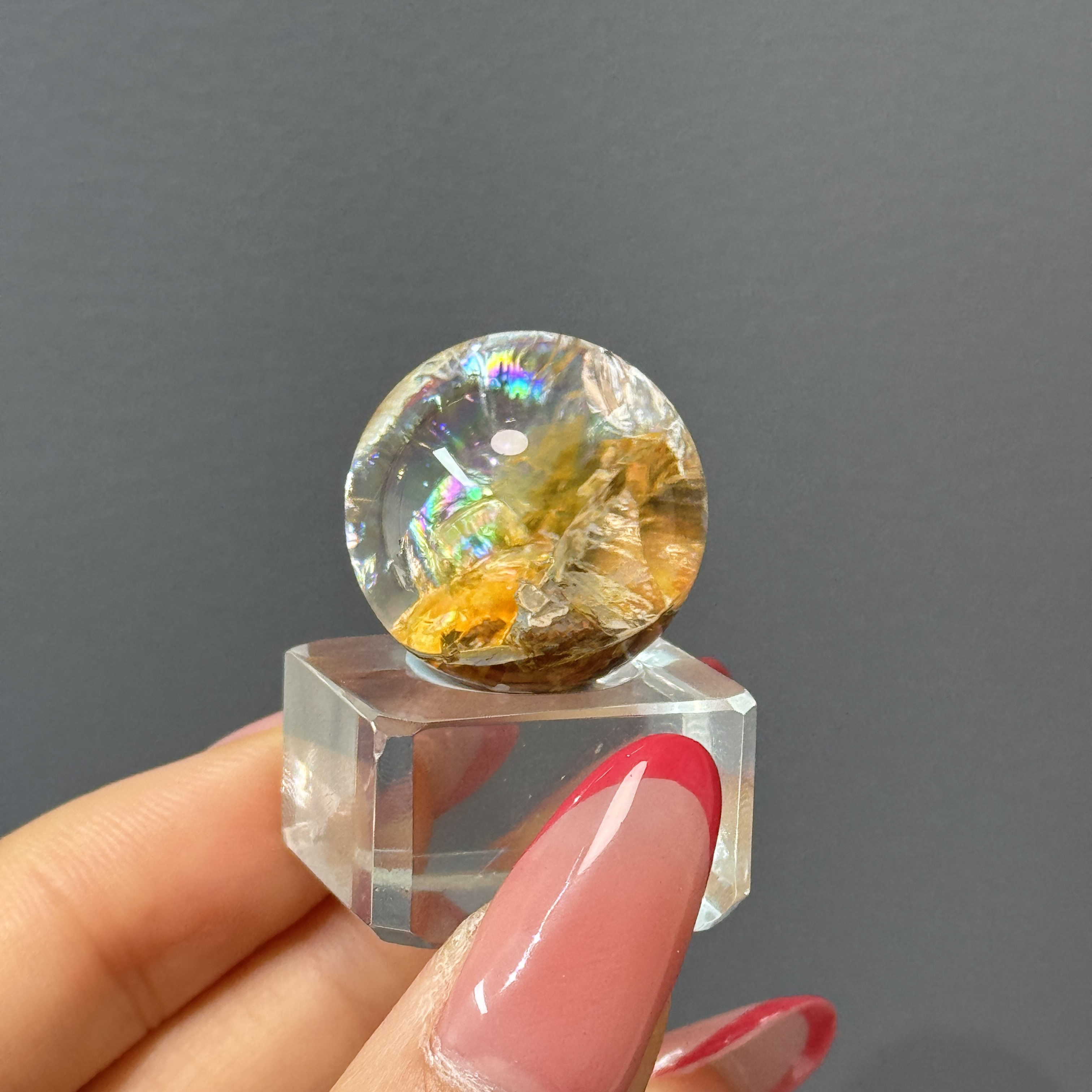 水晶骸骨金山爆彩单珠可DIY定制