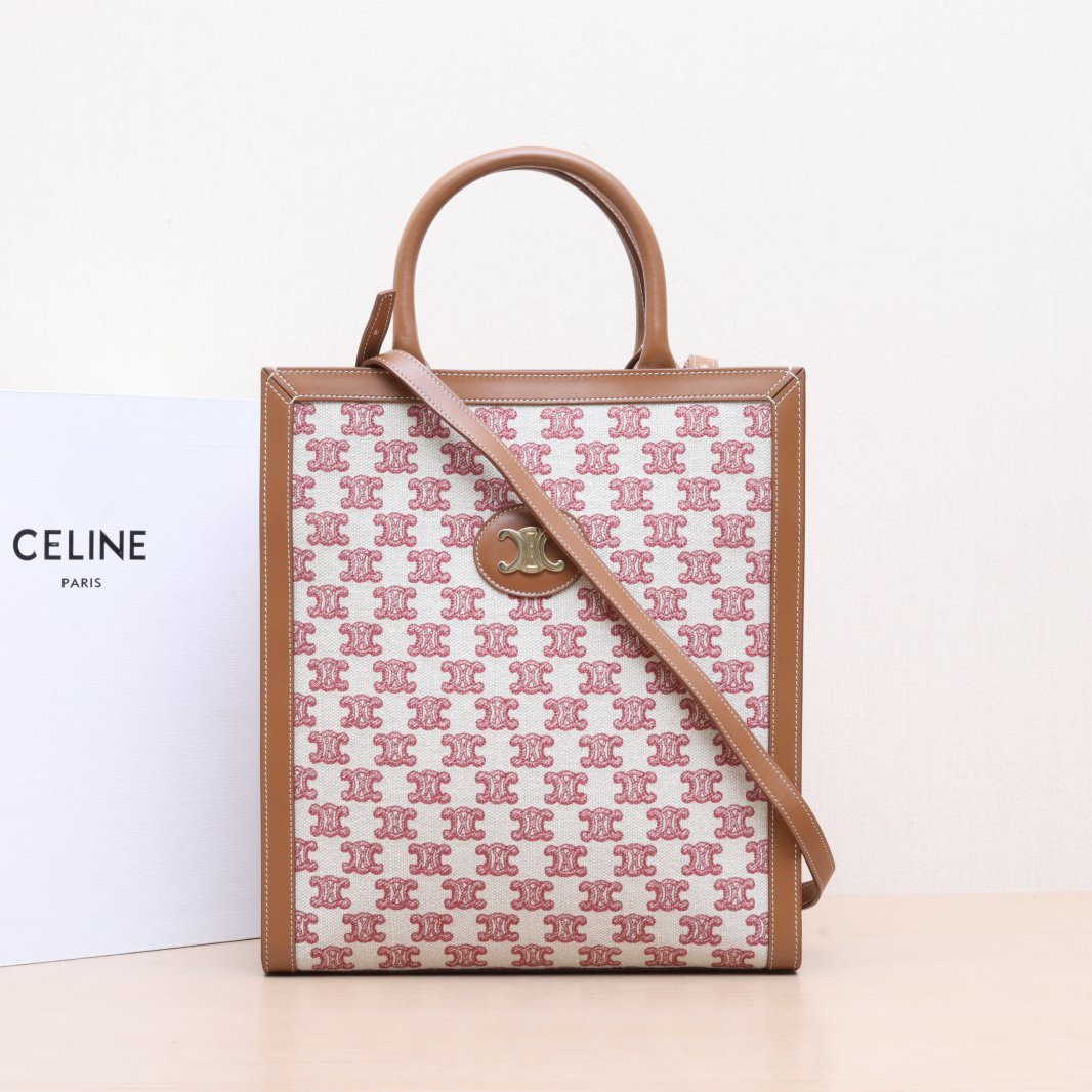 99新 Celine/思琳 斜挎包 小号 拼色 帆布P205437808