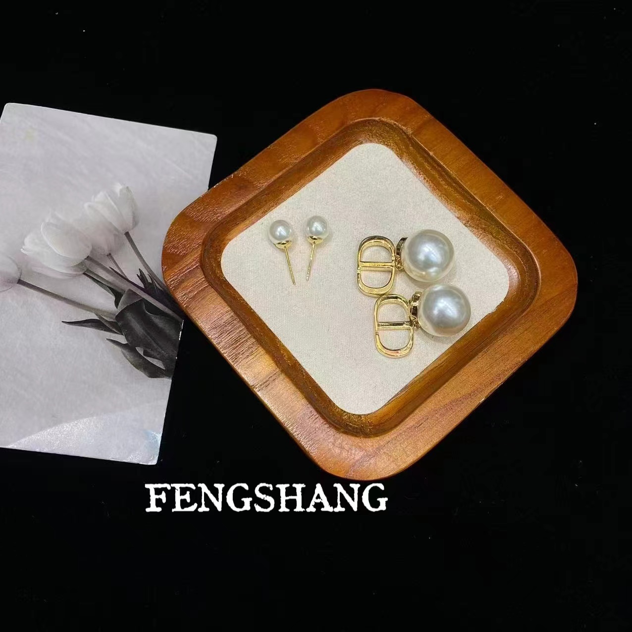 非金属仿珍珠耳饰 欧日韩轻奢 CD珍珠百搭高级感气质简约小众耳环