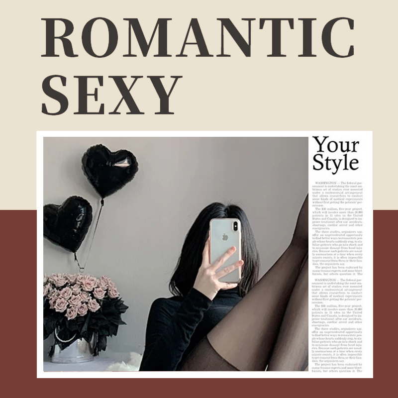 Romantic Sexy 2025新款简约百搭女士袜子中筒袜轻奢薄款DX1