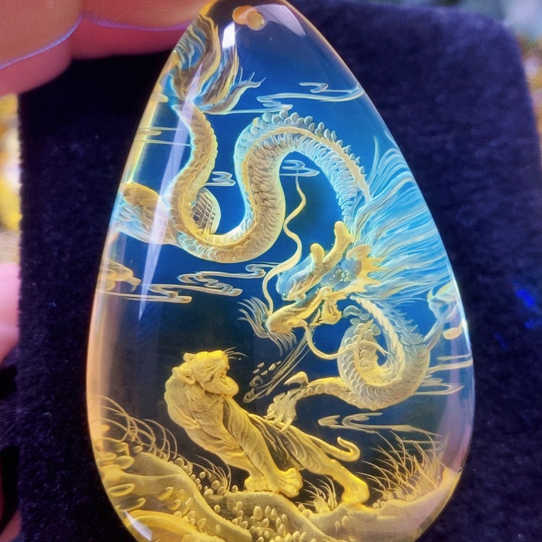 【闪购商品】金珀吊坠(不含链)未镶嵌