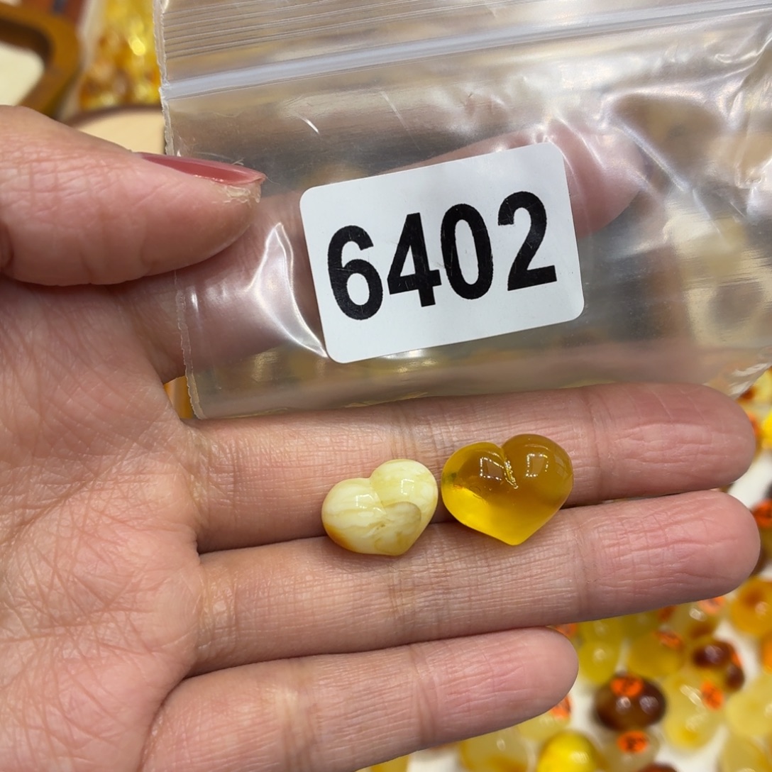 琥珀未镶嵌珠宝奇石