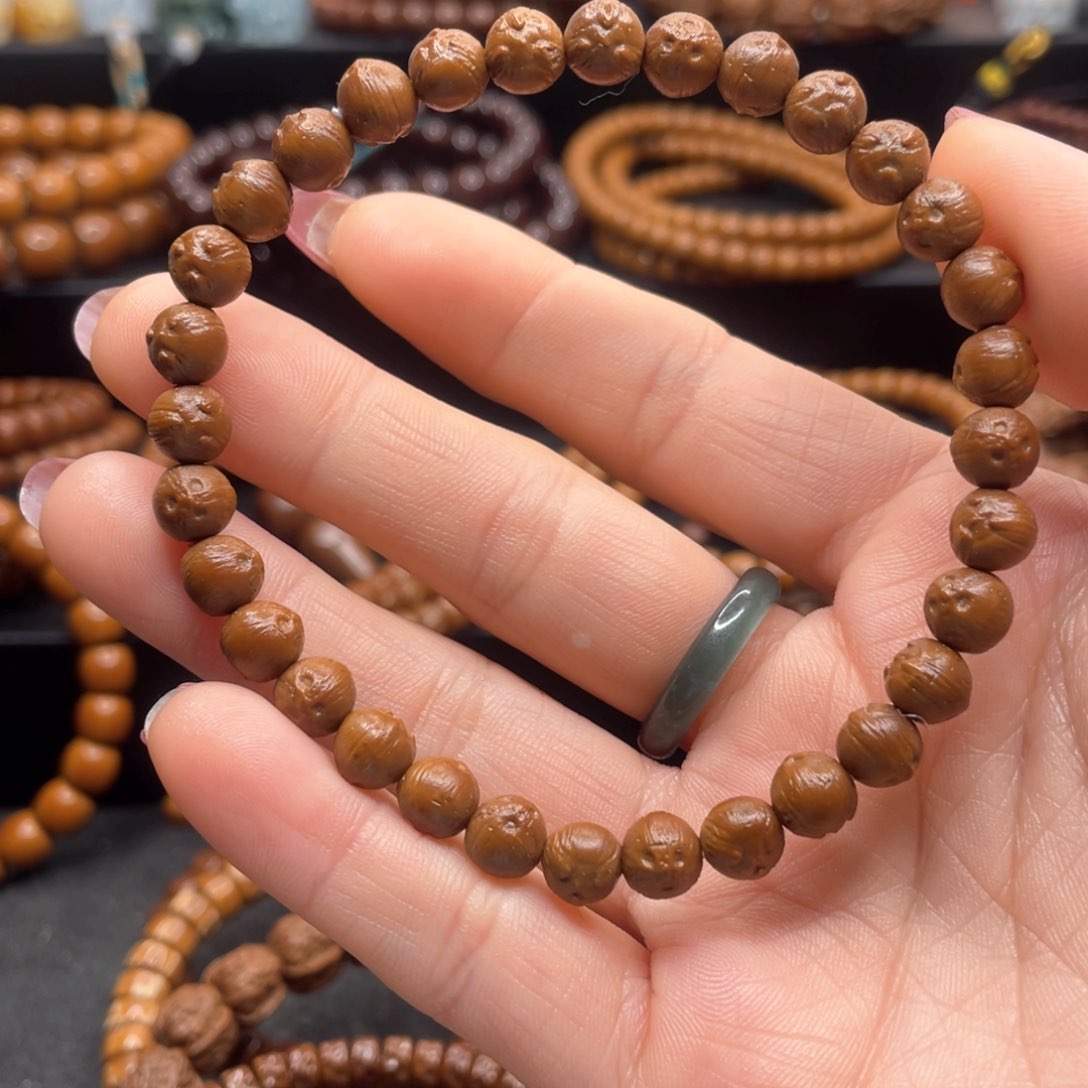 紫金鼠手串墨**茶7正圆紫金鼠手串