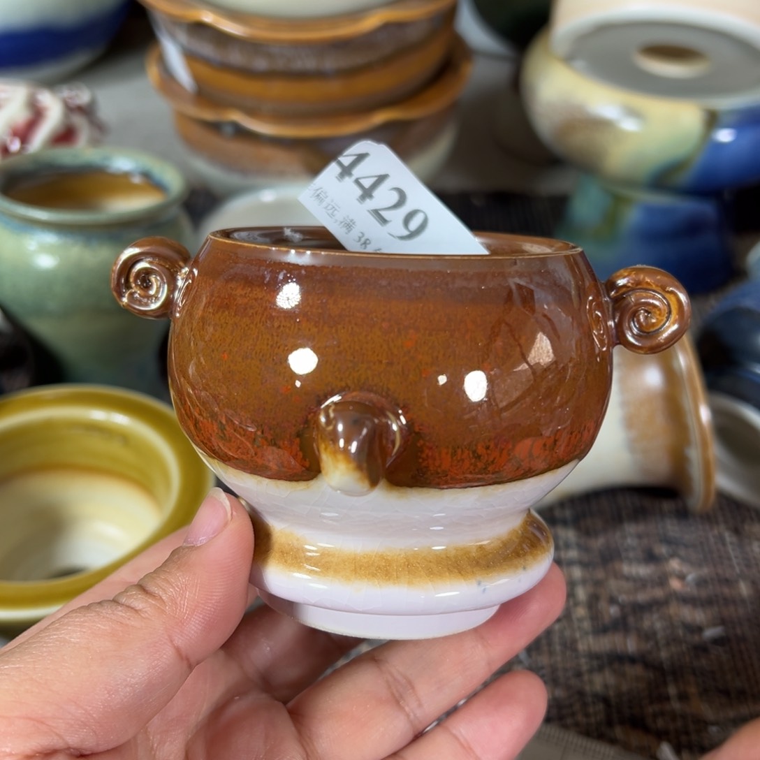 红陶景德镇手工花盆