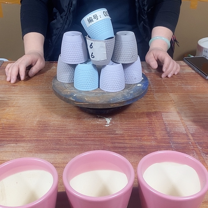 陶瓷微瑕花盆-005-8