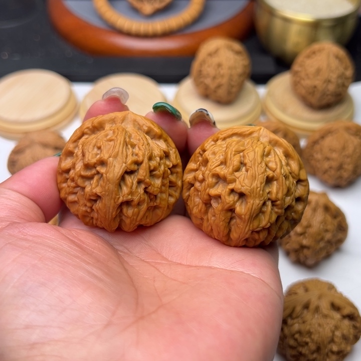 文玩核桃把件芳芳43红锦鲤福利