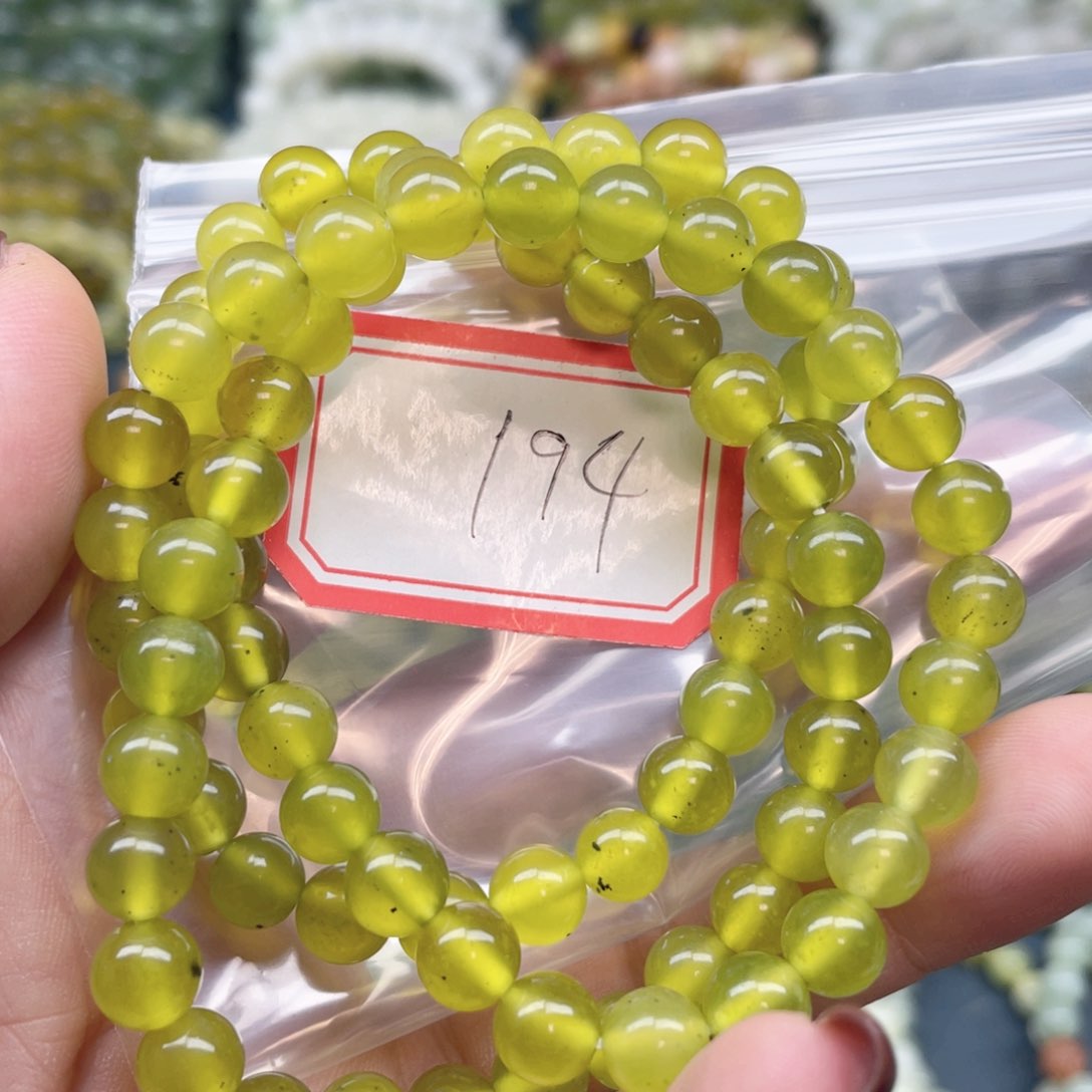 未镶嵌蛇纹石玉手串